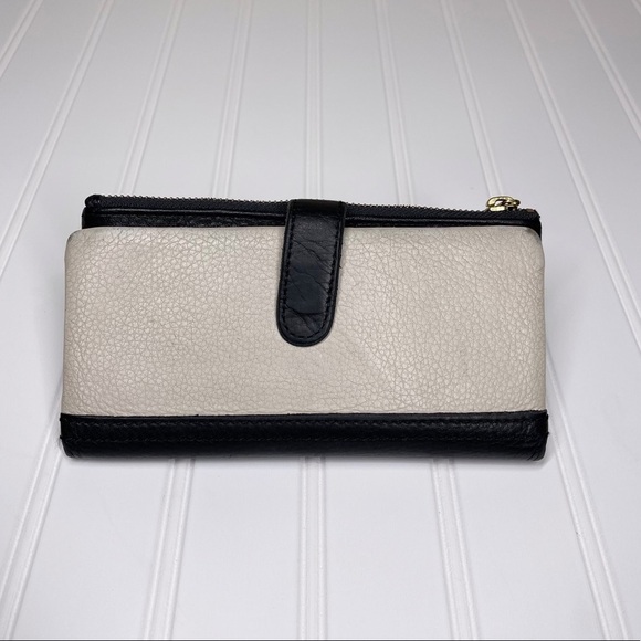 Fossil Wallet Clutch Leather - Picture 1 of 8